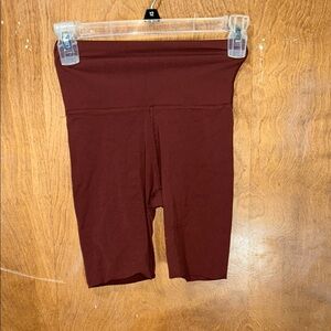 Nike Maroon Biker Shorts